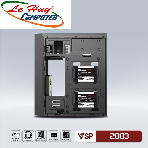 Vỏ case máy tính VSP 2883 (No Fan)