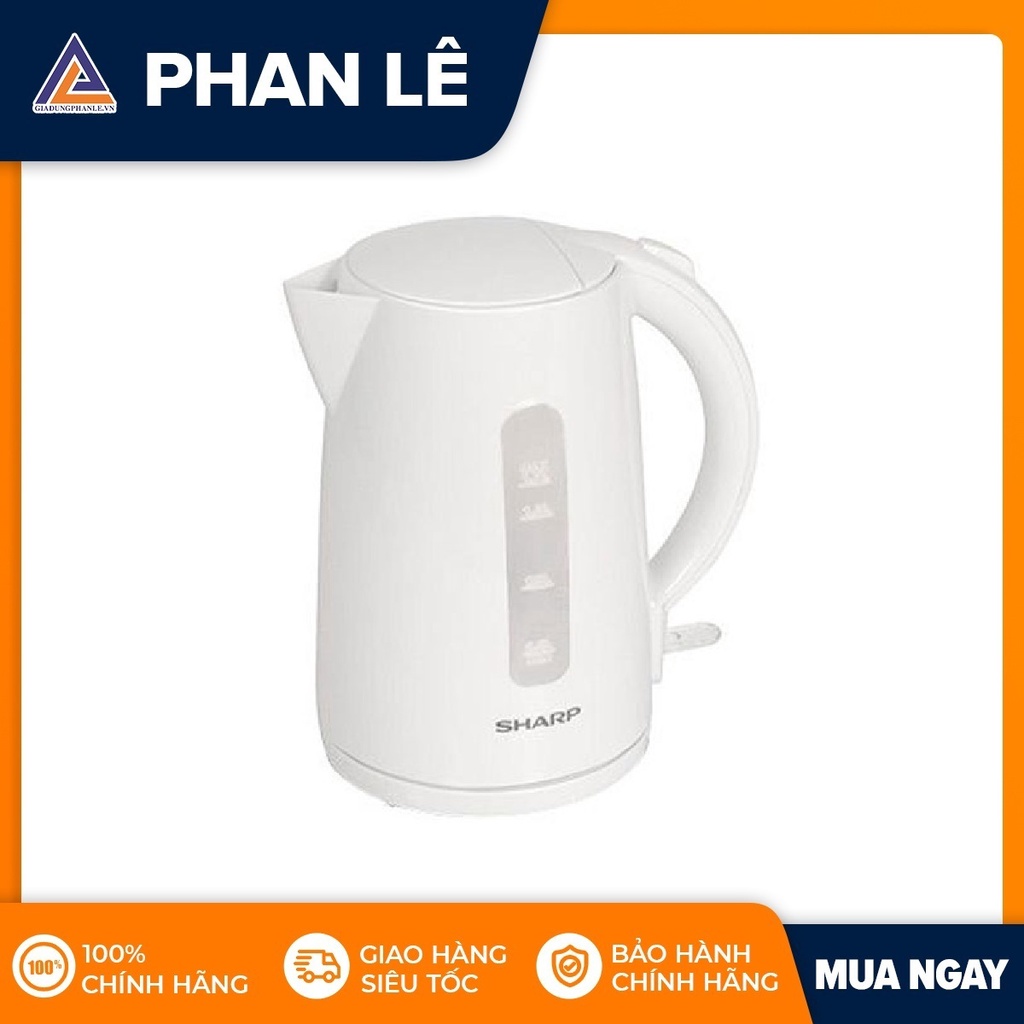 [Mã ELHADEV giảm 4% đơn 300K] Bình Đun Siêu Tốc SHARP EKJ-17VPS-WH