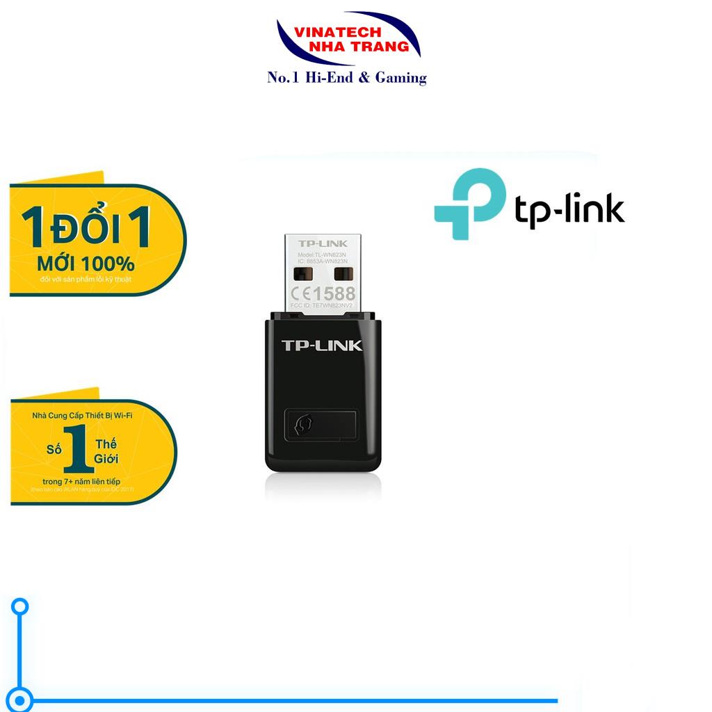 Bộ Chuyển Đổi USB Wifi TP-Link TL-WN823N Chuẩn N 300Mbps-Hàng chính hãng,tốc độ cao.