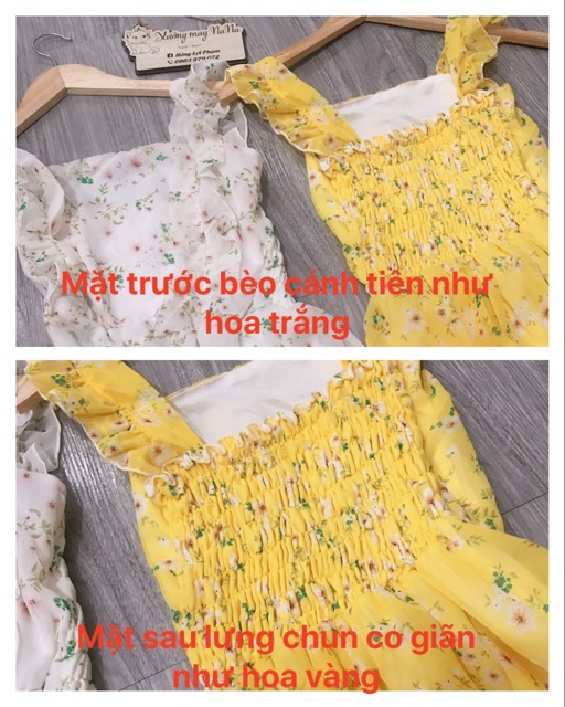 Đầm cánh tiên hoa nhí