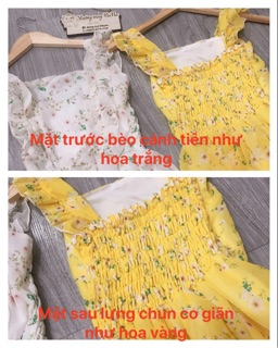Đầm cánh tiên hoa nhí (hình thật+video)