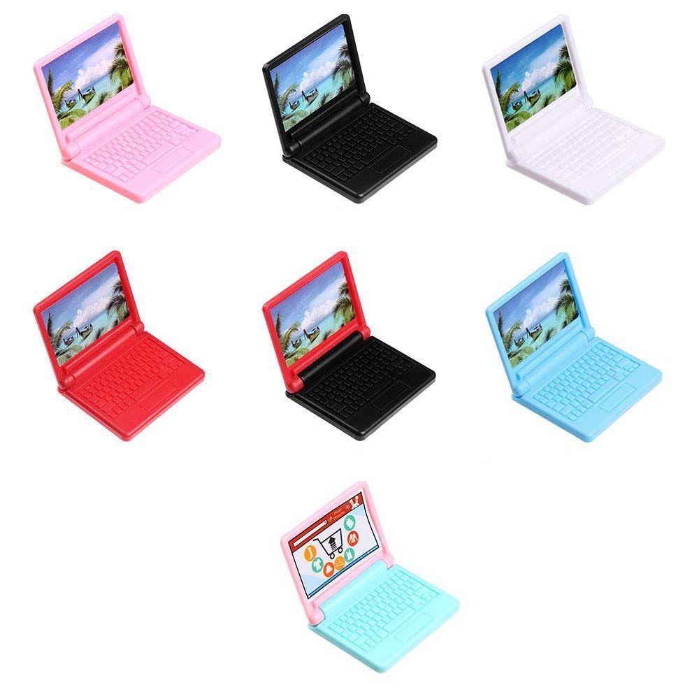 Mô Hình Laptop Đồ Chơi Sáng Tạo Cho Nhà Búp Bê REBUY1 1: 12
