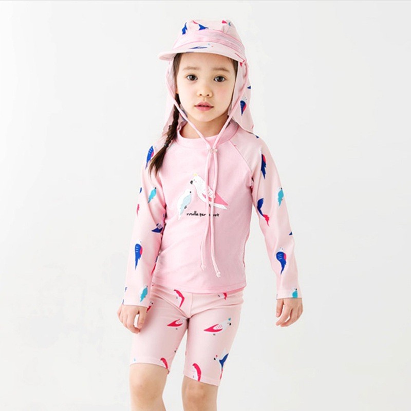 Bộ đồ bơi 2 mảnh và liền 1 mảnh dành cho bé gái đi biển mùa hè  mã C48 và C57 đồ bơi bé gái liền thân