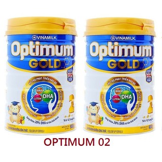 Combo 02 - Sữa bột Optimum Gold 2 900g - Sữa Vinamilk