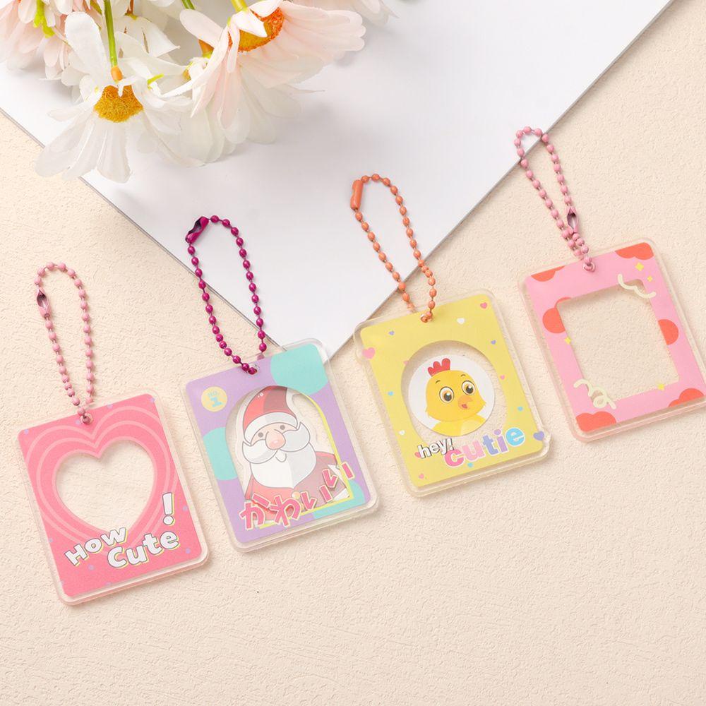 Móc Chìa Khóa Bằng Acrylic Trong Suốt Tiện Dụng Cho Trường Học