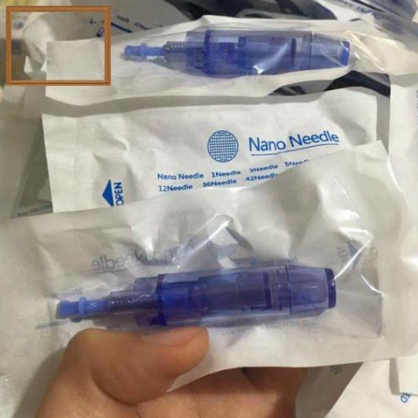 (sale) Đầu kim nano xanh lắp máy phi kim cấy tảo, cấy phấn...