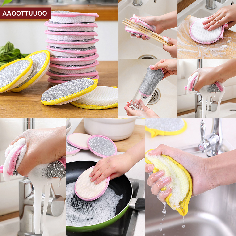 Miếng Bọt Biển Rửa Chén Đa Năng Tiện Lợi