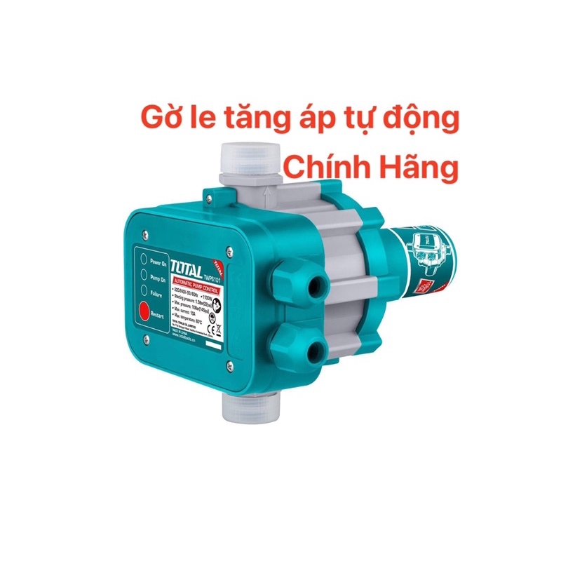 TOTAL Máy Rờ Le Bơm Nước Tự Động Bằng Áp Suất TWPS101 (Cam kết Chính Hãng 100%)