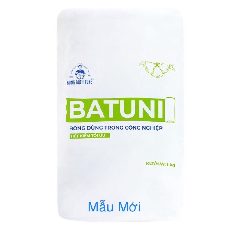 Bông Gòn Bạch Tuyết _ Bông gòn cuộn thấm nước Batuni 1kg