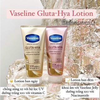 Sữa Dưỡng Thể Vaseline Healthy Bright Gluta HYA Serum Burst Lotion 10X Thái Lan