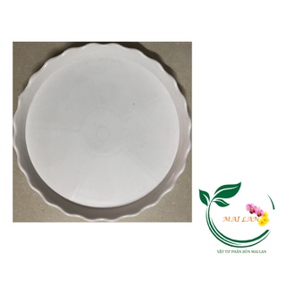 Đĩa lót chậu tròn khía cm - #050c#