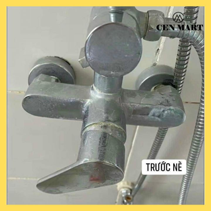 Xịt Tẩy Inox Nhà Tắm Rỉ Sét, Tẩy Cặn Canxi Trên Vòi Nước Inox HQ 500ML