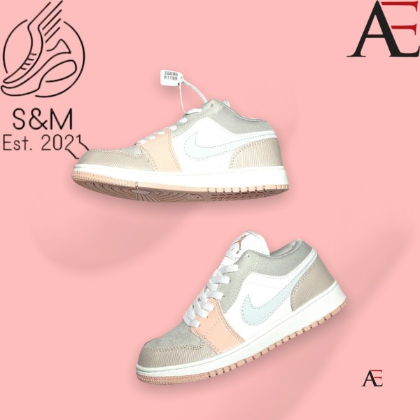 Giày Jordan Cổ Thấp, Giày JD1 Milan Low Hàng Cao Cấp Full Box Bill