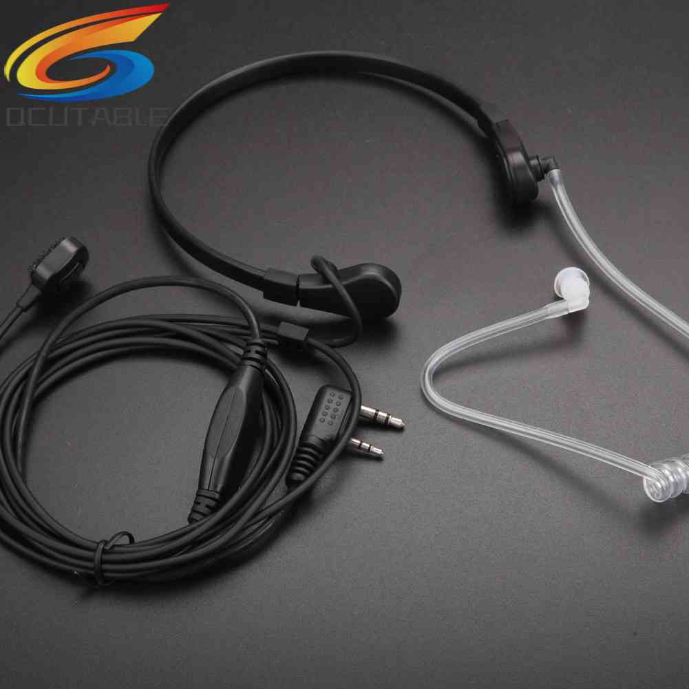 Tai Nghe Bộ Đàm 2Pin PTT Có Mic Cho Baofeng U.V-5R