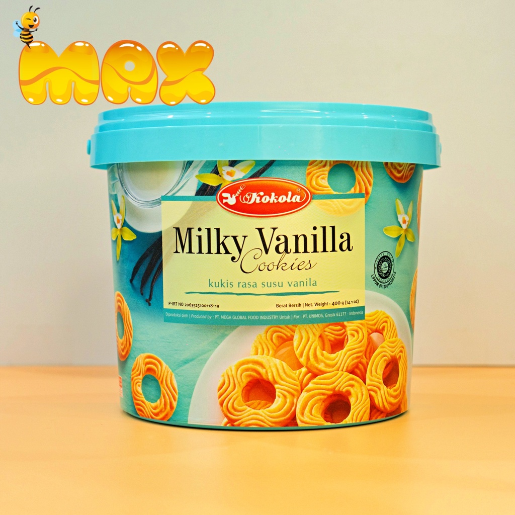 Bánh quy bơ Kokola bánh quy xô Cookies 400gr mẫu mới đủ vị