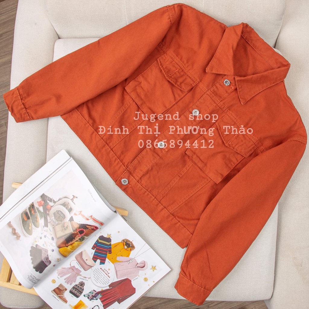 [ẢNH THẬT] Áo Khoác Nữ chất KAKI THÁI LAN có TÚI NẮP cao cấp 9 màu phong cách trẻ trung năng động | BigBuy360 - bigbuy360.vn