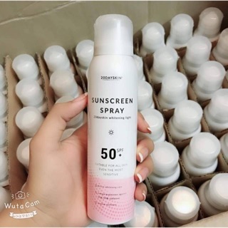 Xịt chống nắng dưỡng trắng da Sunccreen Spray 20dayskin