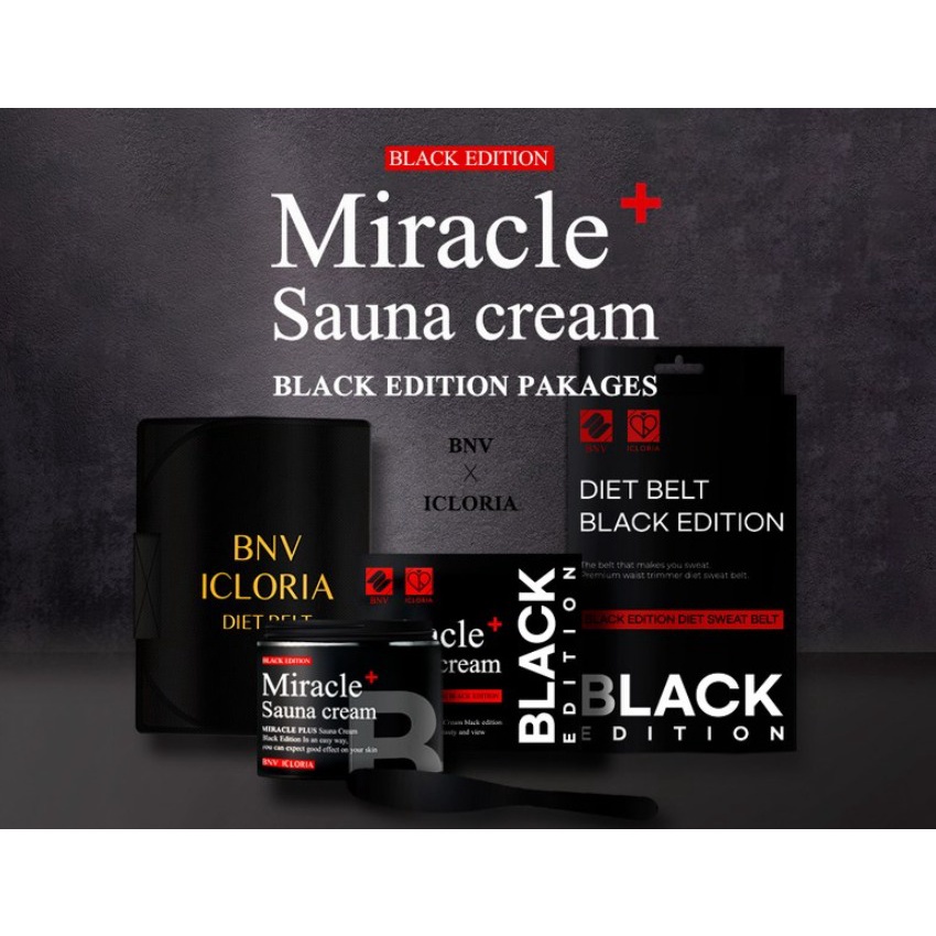Kem tan mỡ lạnh Miracle Tặng kèm đai định hình cao cấp BNV ICLORIA Hàn Quốc