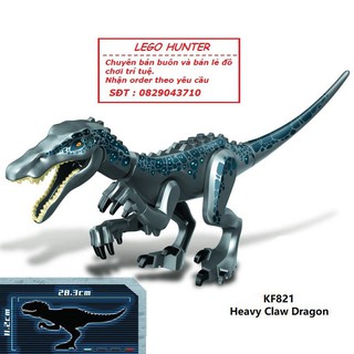 Lego Dino Saur Khủng Long sát thủ Heavy Claw Dragon dài 28,3 cm