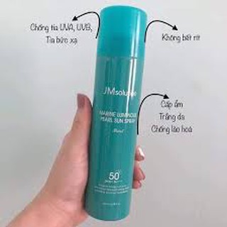 Bình Xịt Chống Nắng Jm Solution SPF50 Dung Tích 180ml