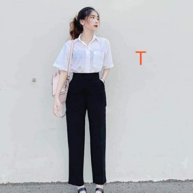 Sét áo sm cộc tay + quần baggy TTH666