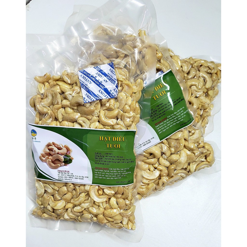 Hạt điều tươi, 500g