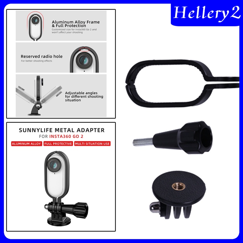 [HELLERY2] Metal Camera Holder Mount Frame Housing Frame for Selfie Stick Adapter