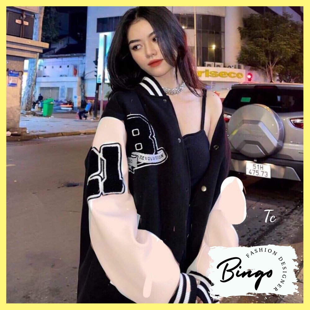 Áo Khoác Bóng Chày B.R.O Thể Thao - Áo Khoác Bomber B.R.O Năng Động