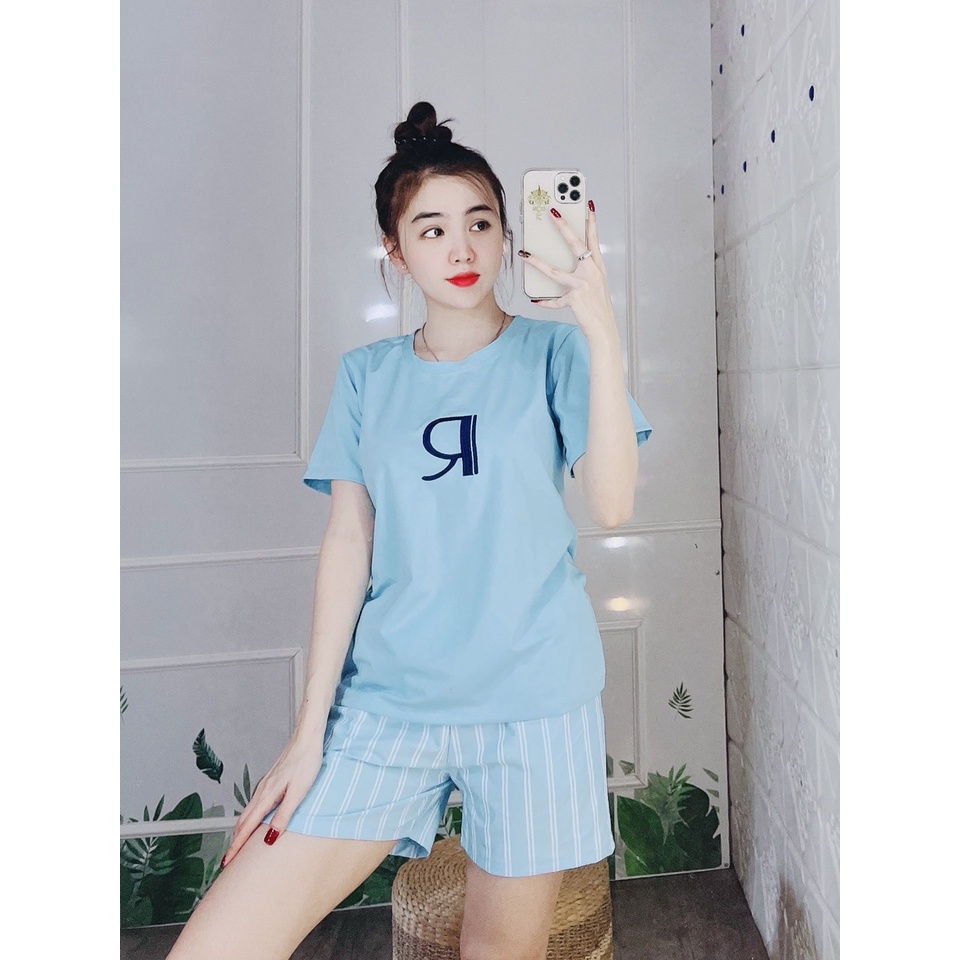 Đồ bộ nữ mặc nhà, đồ bộ thun đùi, đồ bộ thun cotton, set đồ bộ kiểu, đồ bộ trung niên, đồ ngủ nữ bigsize 45-85kg