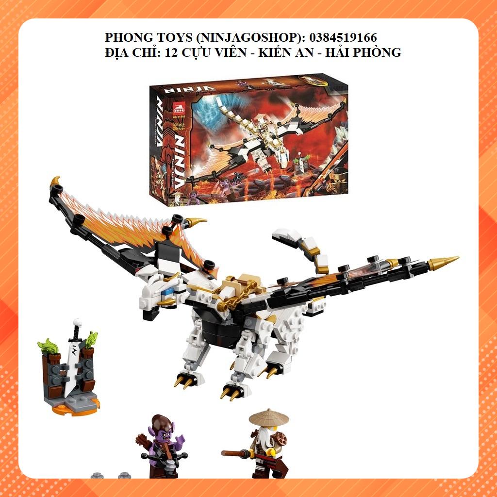 Lắp ráp xếp hình Lego NINJAGO Season 14 LARI 11550 : Rồng thần của sư phụ WU 331 mảnh