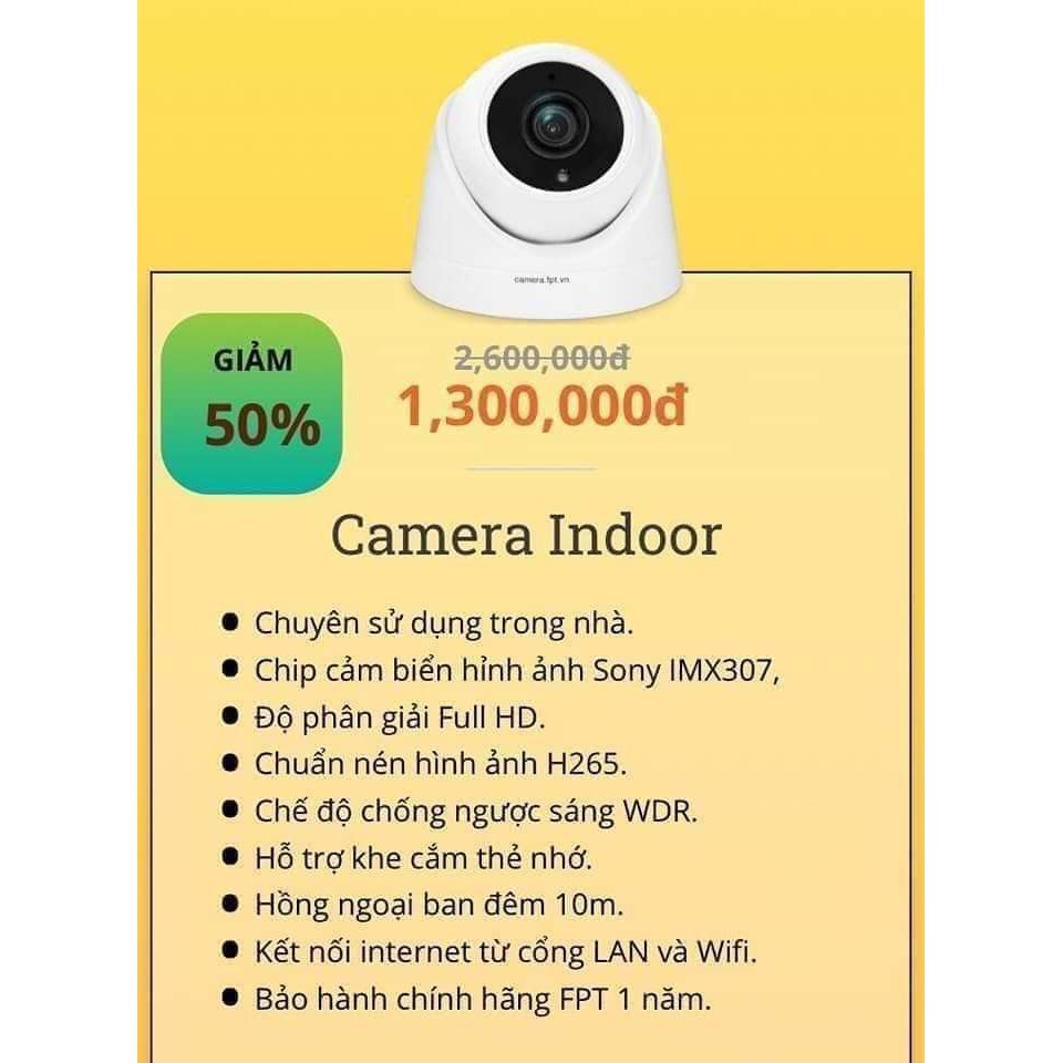 Lắp Camera FPT Bảo mật Thông Tin Cloud, Nhận Diện Thông Minh Người Vật