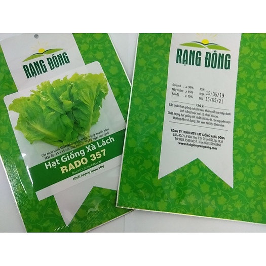 Hạt giống xà lách Rado 357