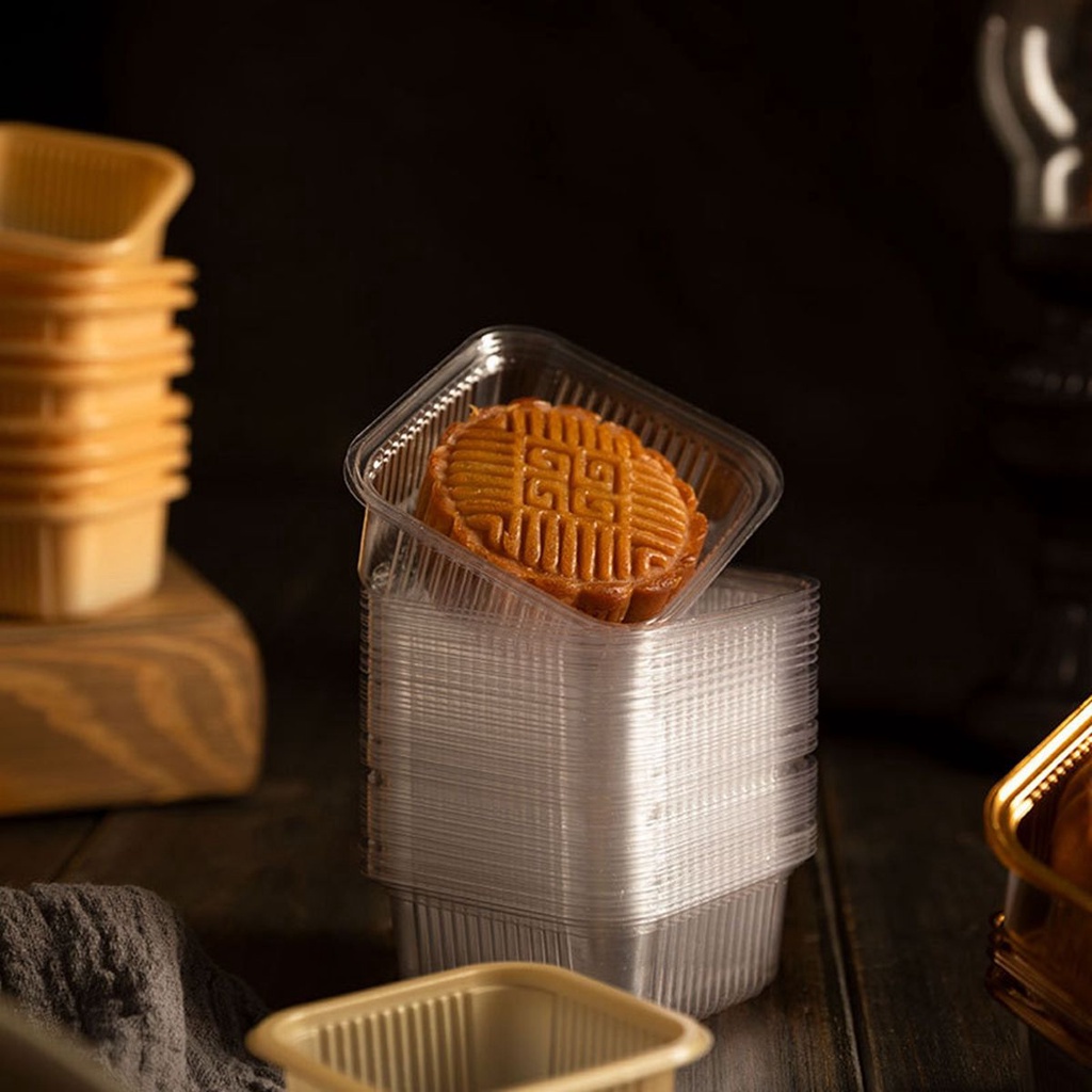 Set 100 Giá Đỡ Bánh Trung Thu Bằng Nhựa Nhiều Màu Dùng Một Lần