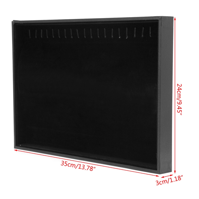 Hộp nhung đựng trang sức trưng bày vòng cổ