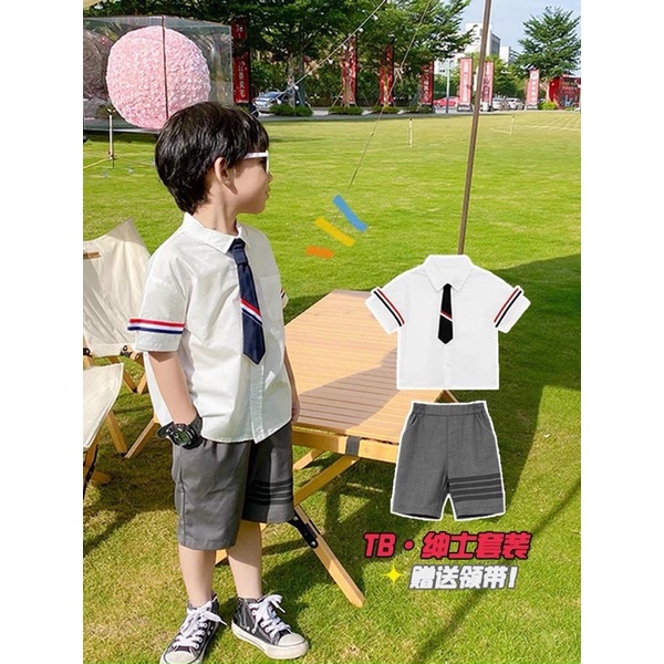 Bộ công tử sơ mi cho bé 8-18kg