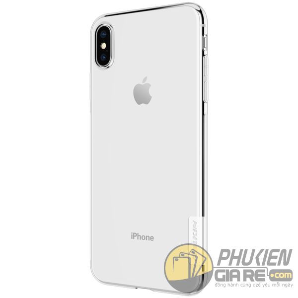 Ốp lưng iPhone X/XS Nillkin Nature TPU Case - Hàng Chính Hãng