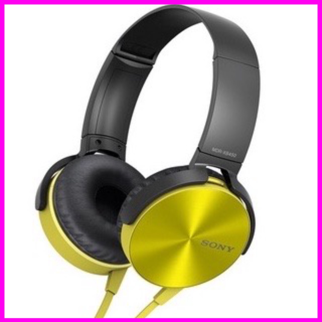 Tai Nghe Chụp Tai Sony XB450. Có Míc Đàm Thoại , Nghe Hay, Êm, Bass Tốt. Jack Cắm 3.5mm