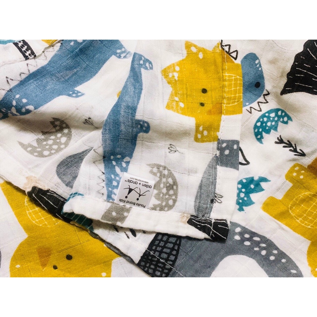 Khăn (chăn) tắm Aden sợi tre (KT 120x120) cho bé