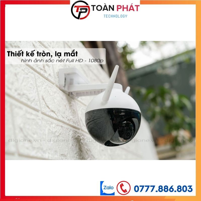 Camera ezviz C8C Full HD 1080P 2MP Không dây ngoài trời xoay 360 Độ PTZ, Camera wifi ezviz