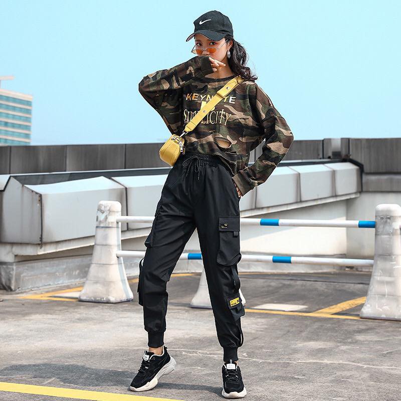 Quần Jogger Kaki Nam Nữ Túi Hộp Unisex Chất Dày Dặn
