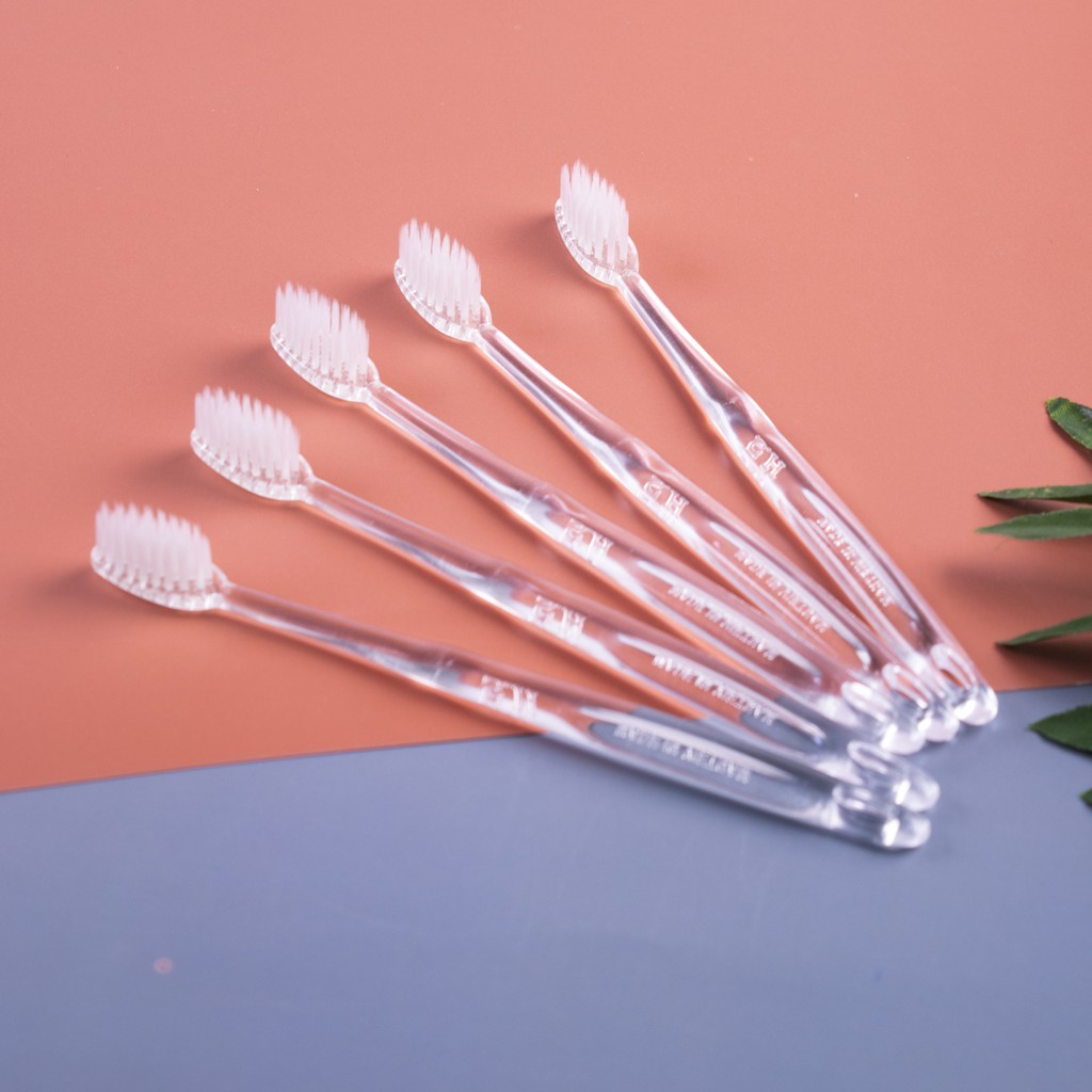 Combo Lốc 100 cái Bàn chải đánh răng M1 PP phục vụ nhà hàng - MOLTEL- HOTEL