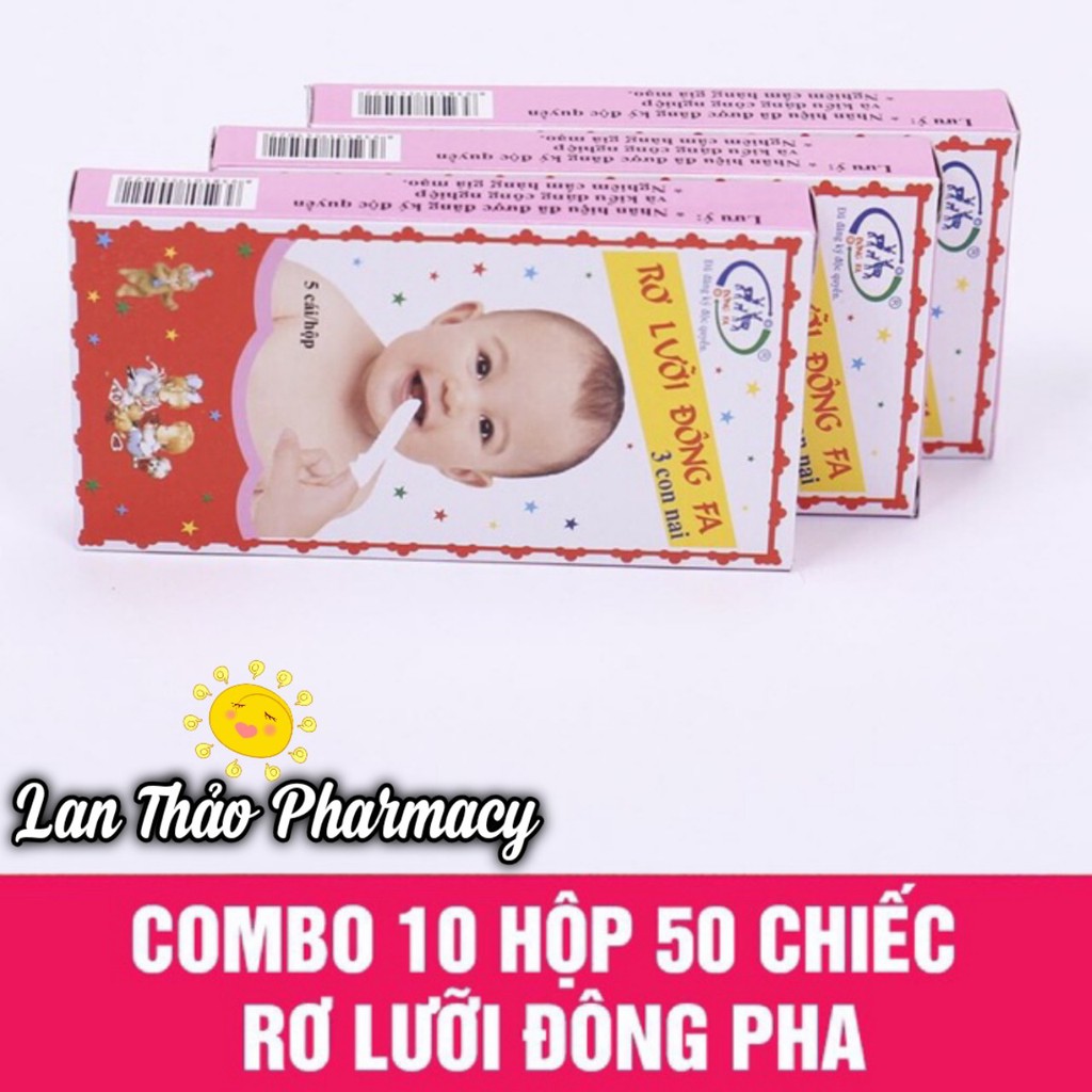 RƠ LƯỠI ĐÔNG PHA 1 LỐC 10 HỘP 50 CHIẾC RƠ LƯỠI GIÁ SỈ