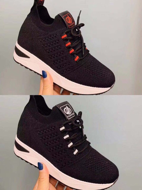 Giày thể thao độn đế 6cm có dây hot hit | BigBuy360 - bigbuy360.vn