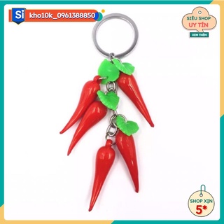 Sỉ 10 chiếc móc khoá quả ớt  69k