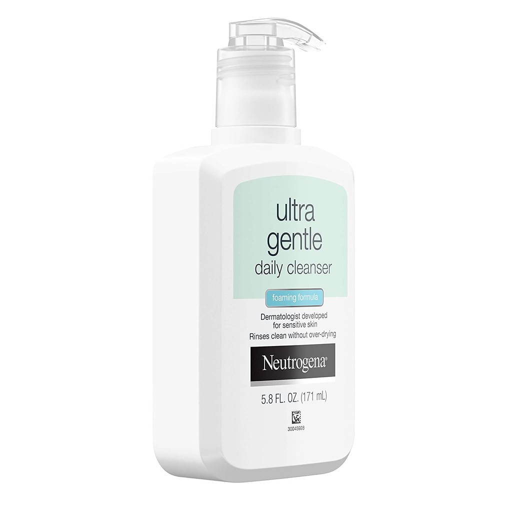 Sữa rửa mặt cho da dầu, nhạy cảm Neutrogena Ultra Gentle Daily Facial Cleanser Foaming Formula 171mL