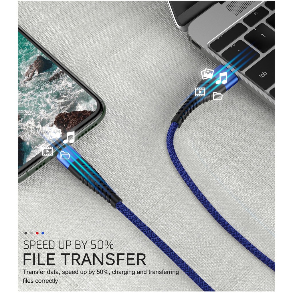 Cáp sạc nhanh dài 1m 2m 3m Cho IPX Xs Xr 11 Pro Max 5 5s 6 6s 7 8 Plus