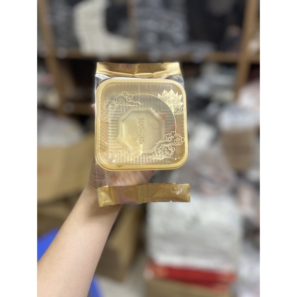 set 95-100 vỏ khay vàng DÀY kèm túi mẫu sen vàng