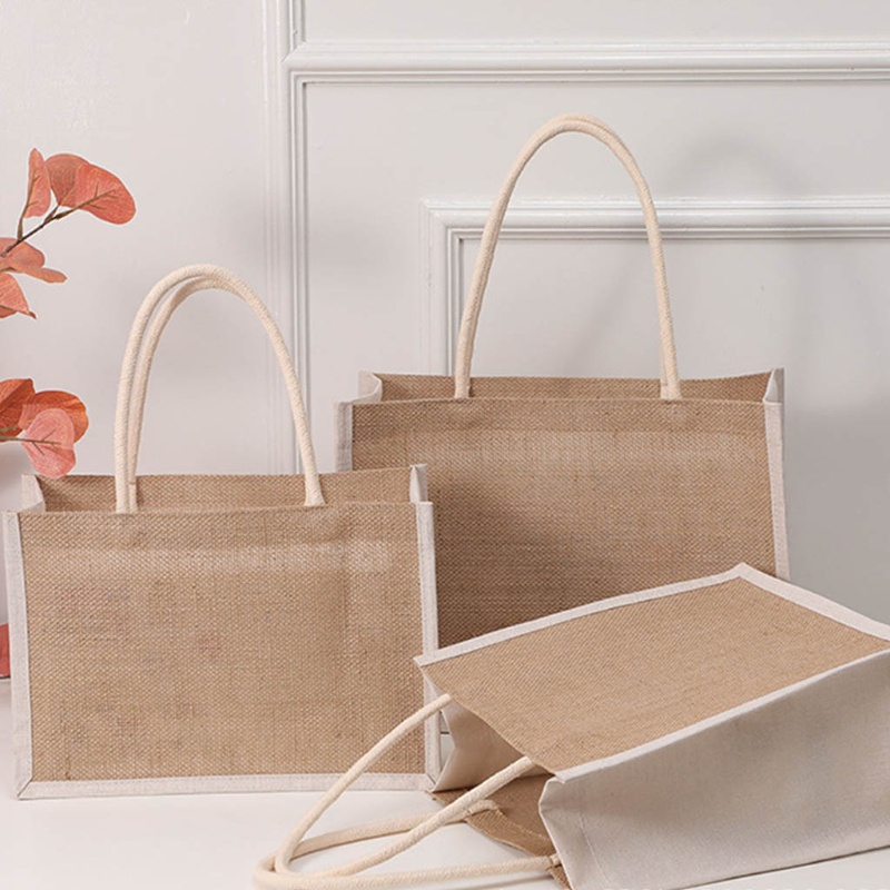 Seng Túi Tote Vải Bố Xách Tay Sức Chứa Lớn Có Thể Tái Sử Dụng Cho Nữ