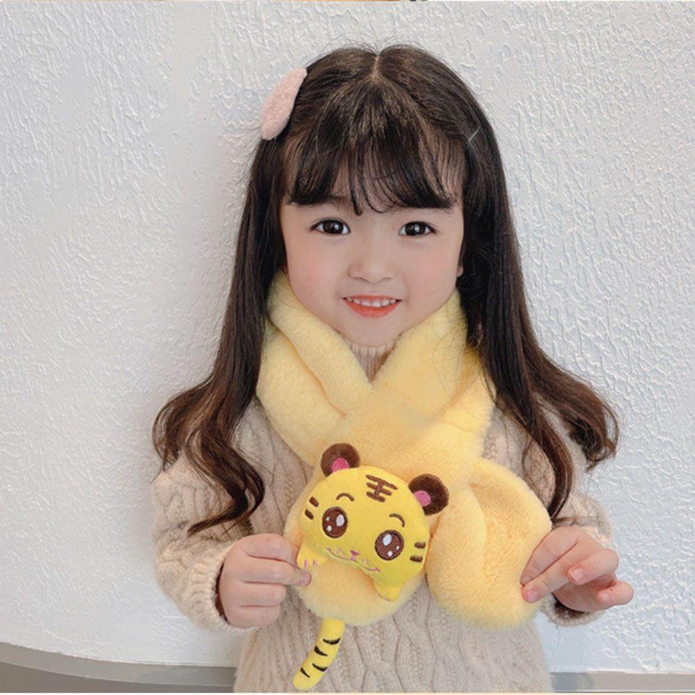 Khăn Choàng Cổ Chống Lạnh Họa Tiết Hoạt Hình Dễ Phối Đồ