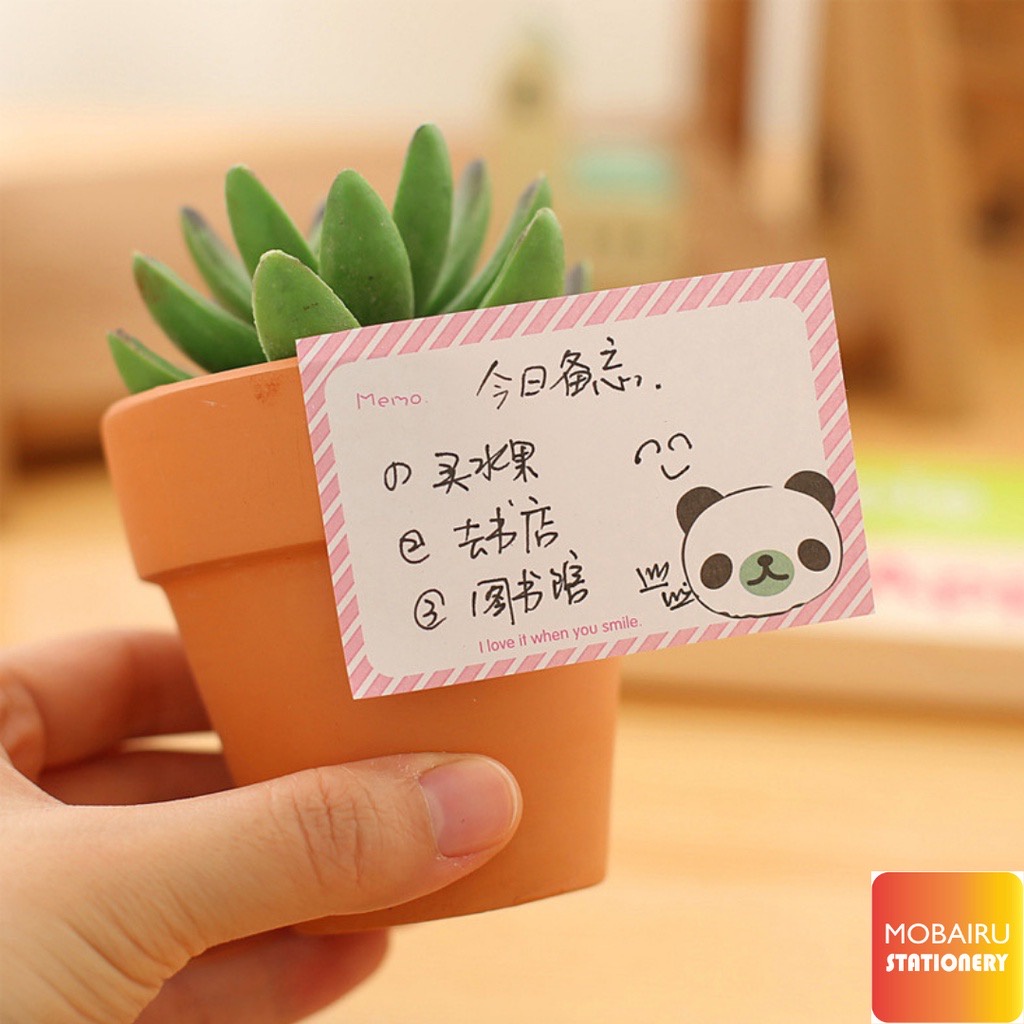 Giấy Note ghi chú họa tiết hoạt hình dễ thương